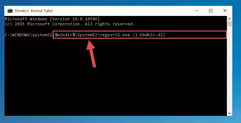 Kbdblr.dll dosyasının Windows Kayıt Defteri üzerindeki sorunlu kaydını temizleme