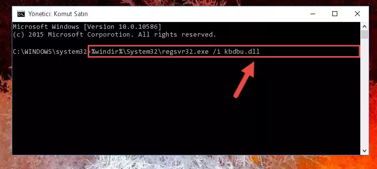 Kbdbu.dll dosyasının Windows Kayıt Defterindeki sorunlu kaydını silme