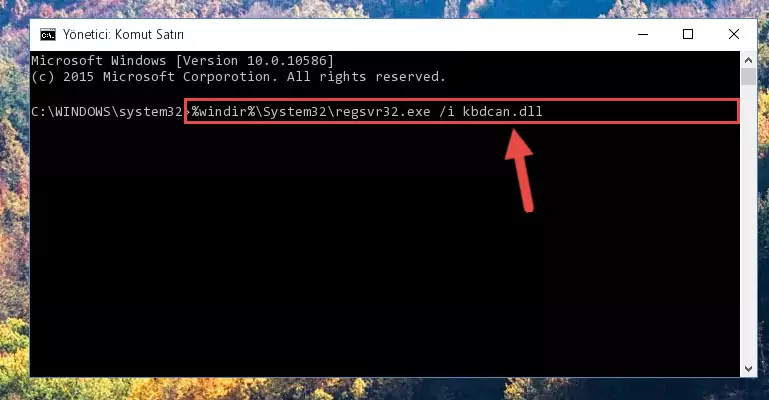 Kbdcan.dll kütüphanesinin Windows Kayıt Defterindeki sorunlu kaydını silme