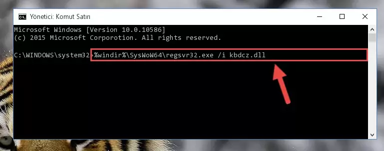 Kbdcz.dll kütüphanesinin kaydını sistemden kaldırma