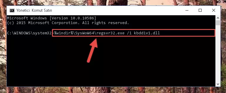 Kbddiv1.dll kütüphanesinin bozuk kaydını Windows Kayıt Defterinden kaldırma (64 Bit için)
