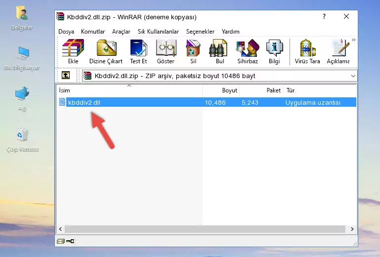 Kbddiv2.dll dosyasını programın kurulum dizinine kopyalama