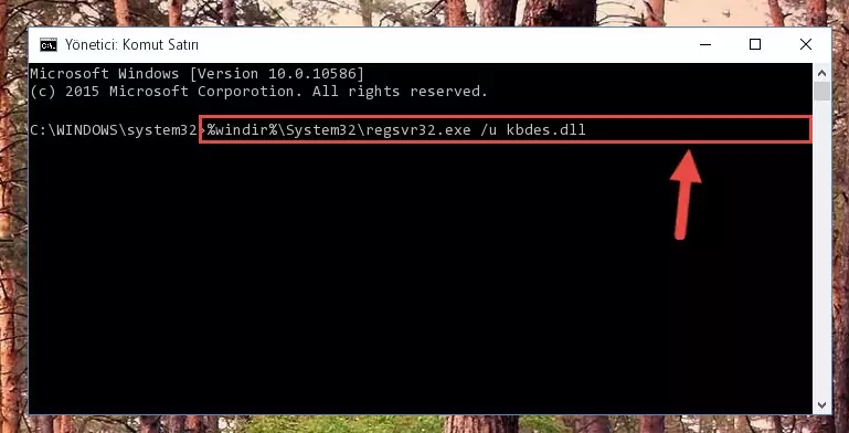 Kbdes.dll kütüphanesi için Regedit (Windows Kayıt Defteri) üzerinde temiz kayıt oluşturma
