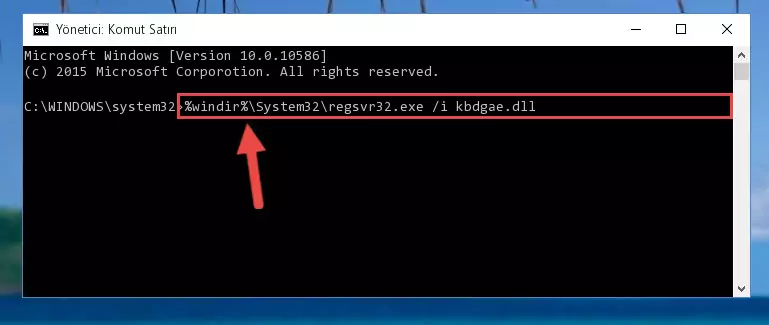 Kbdgae.dll dosyasının Windows Kayıt Defterindeki sorunlu kaydını silme