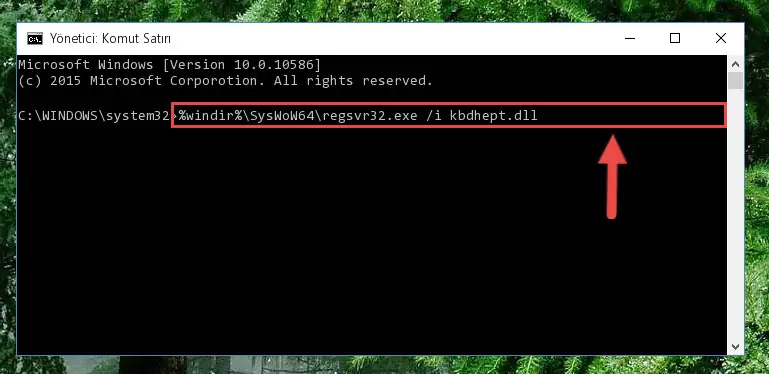 Kbdhept.dll dosyasının sorunlu kaydını Regedit'den kaldırma (64 Bit için)