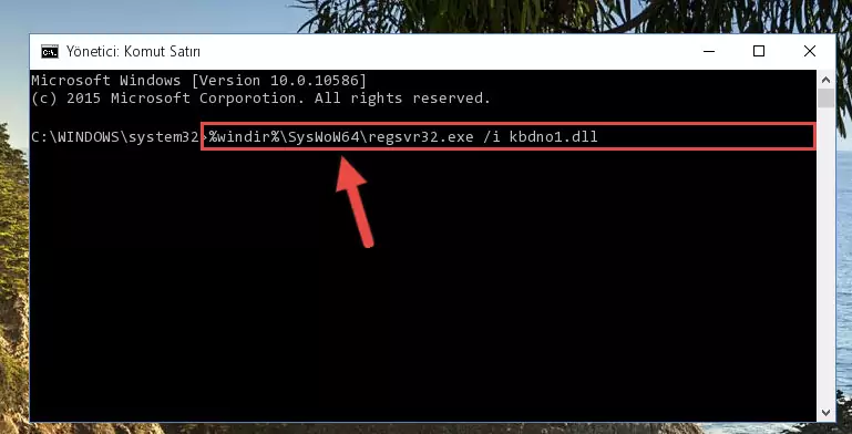 Kbdno1.dll dosyasının bozuk kaydını Kayıt Defterinden kaldırma (64 Bit için)