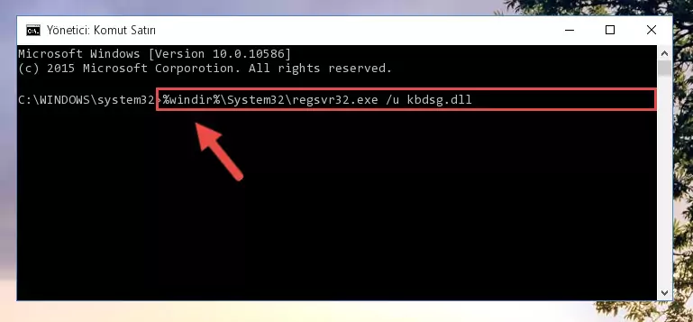 Kbdsg.dll dosyası için Regedit (Windows Kayıt Defteri) üzerinde temiz kayıt oluşturma