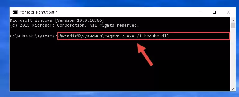 Kbdukx.dll dosyasının sorunlu kaydını Regedit'den kaldırma (64 Bit için)