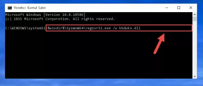 Kbdukx.dll dosyası için temiz ve doğru kayıt yaratma (64 Bit için)