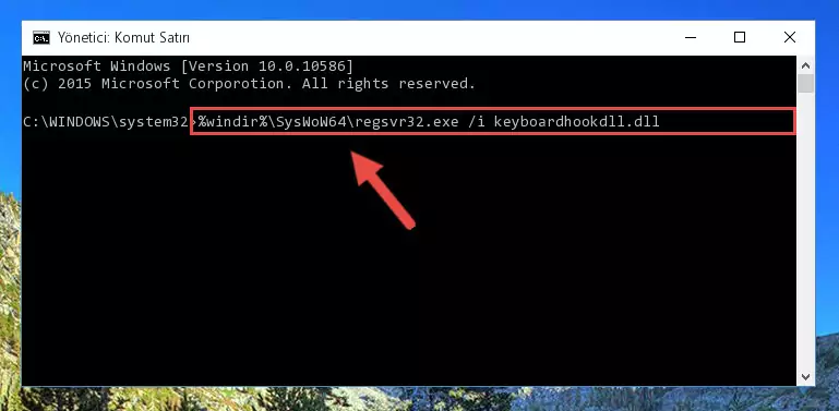 Keyboardhookdll.dll dosyasının sorunlu kaydını Regedit'den kaldırma (64 Bit için)