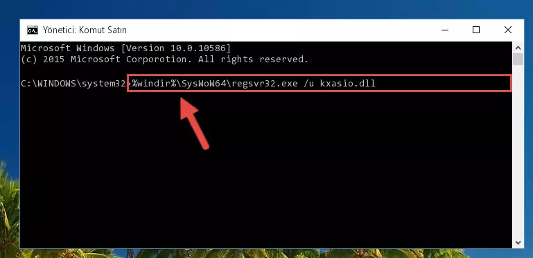 Kxasio.dll kütüphanesi için Windows Kayıt Defterinde yeni kayıt oluşturma