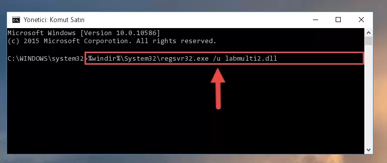 Labmulti2.dll dosyası için Windows Kayıt Defterinde yeni kayıt oluşturma