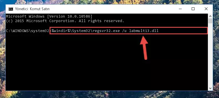Labmulti3.dll dosyası için Regedit (Windows Kayıt Defteri) üzerinde temiz kayıt oluşturma