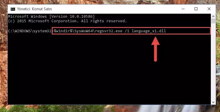 Language_x1.dll kütüphanesinin Windows Kayıt Defterindeki sorunlu kaydını silme