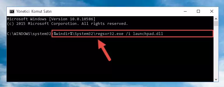 Launchpad.dll kütüphanesinin Windows Kayıt Defterindeki sorunlu kaydını silme