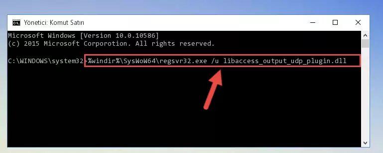 Libaccess_output_udp_plugin.dll dosyası için temiz kayıt oluşturma (64 Bit için)