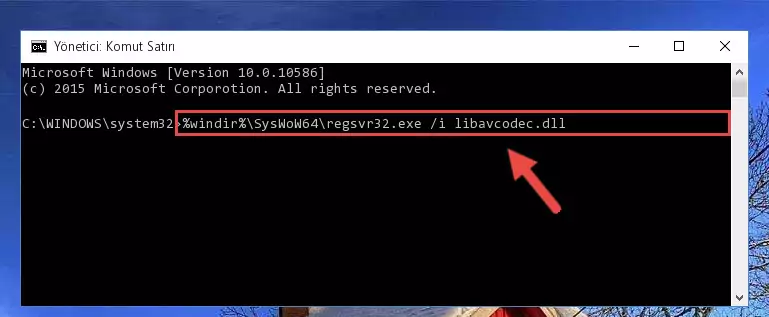 Libavcodec.dll kütüphanesinin hasarlı kaydını sistemden kaldırma (64 Bit için)