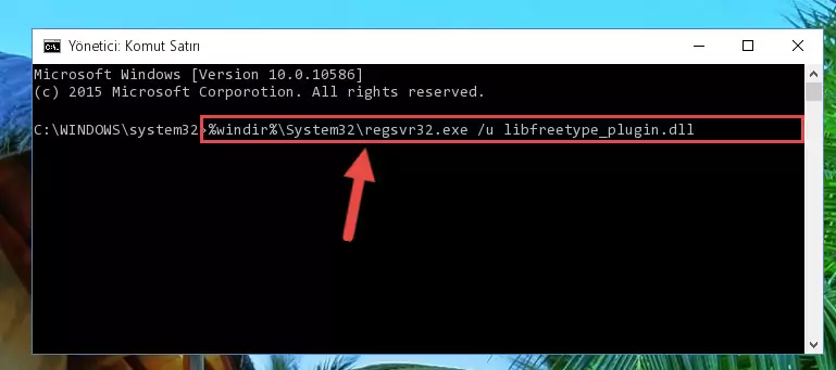 Libfreetype_plugin.dll dosyasını dışarı çıkarma