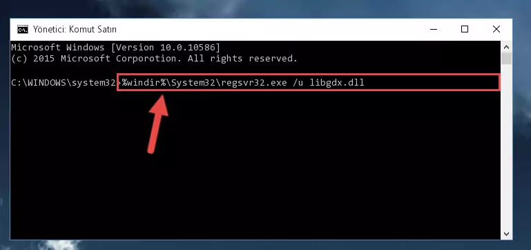 Libgdx.dll kütüphanesi için Windows Kayıt Defterinde yeni kayıt oluşturma