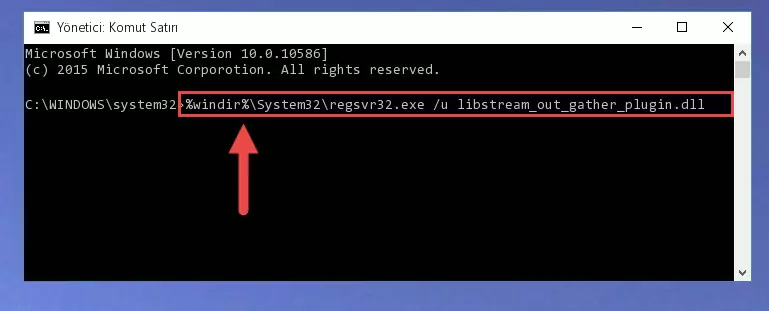 Libstream_out_gather_plugin.dll dosyası için Regedit (Windows Kayıt Defteri) üzerinde temiz kayıt oluşturma