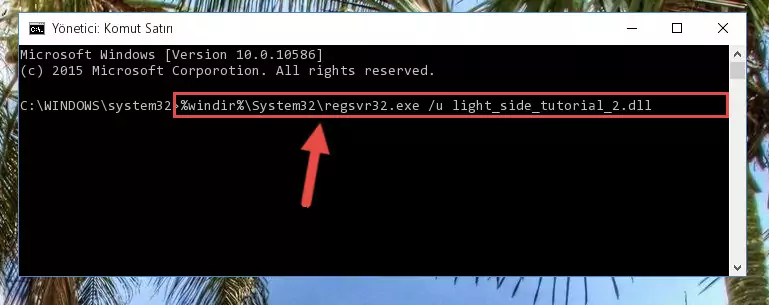 Light_side_tutorial_2.dll kütüphanesini .zip dosyası içinden çıkarma