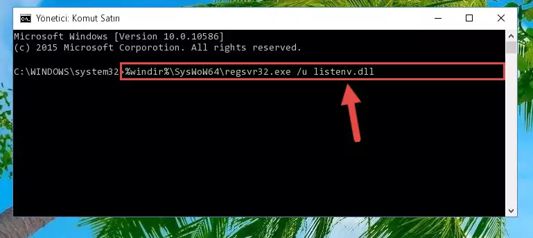 Listenv.dll dosyası için temiz ve doğru kayıt yaratma (64 Bit için)