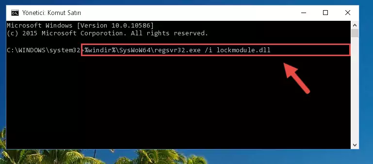 Lockmodule.dll kütüphanesinin Windows Kayıt Defterindeki sorunlu kaydını silme