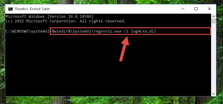 Log4cxx.dll kütüphanesinin kaydını sistemden kaldırma