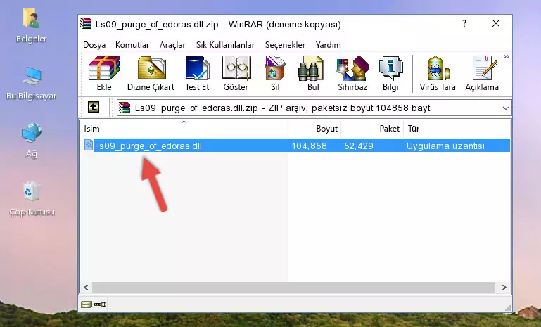 Uygulama ana klasörüne Ls09_purge_of_edoras.dll kütüphanesini kopyalama.