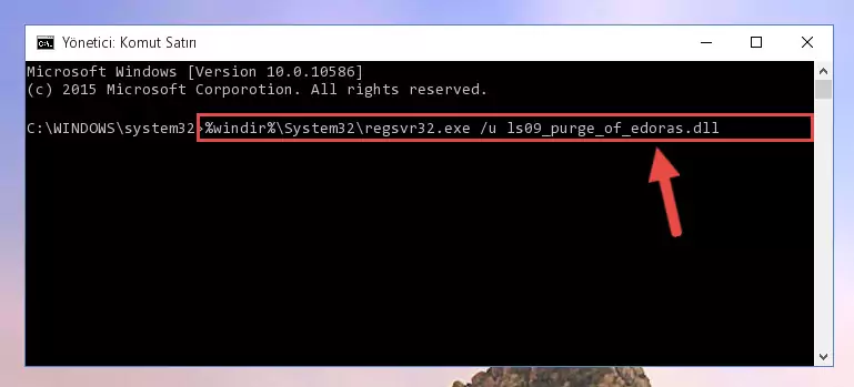 Ls09_purge_of_edoras.dll kütüphanesi için Windows Kayıt Defterinde yeni kayıt oluşturma