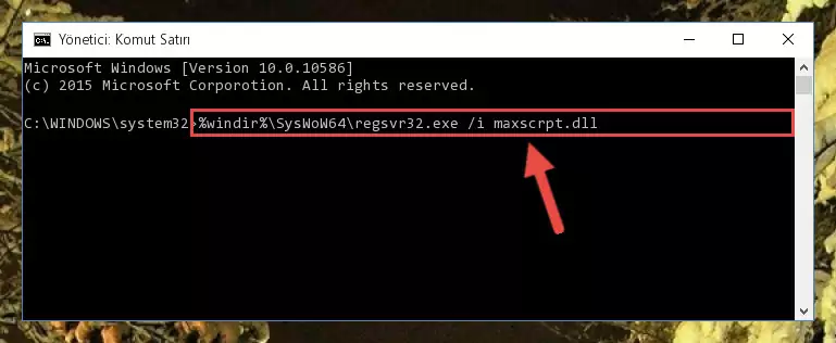 Maxscrpt.dll kütüphanesinin Windows Kayıt Defteri üzerindeki sorunlu kaydını temizleme