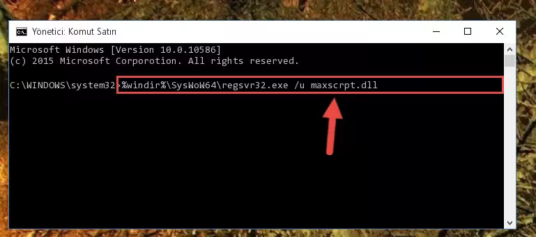 Maxscrpt.dll kütüphanesi için Regedit (Windows Kayıt Defteri) üzerinde temiz kayıt oluşturma