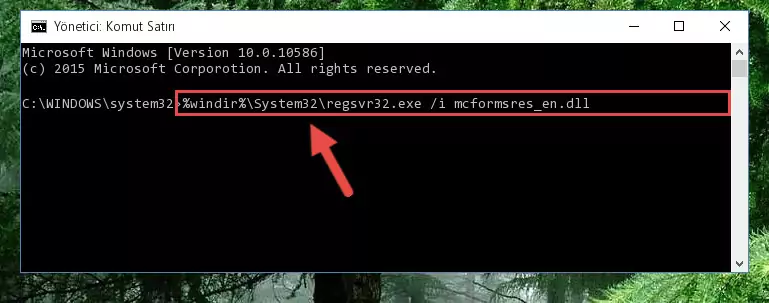 Mcformsres_en.dll kütüphanesinin Windows Kayıt Defterindeki sorunlu kaydını silme
