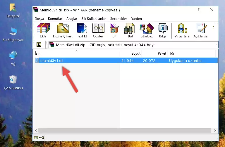 Memid3v1.dll kütüphanesini uygulamanın ana klasörüne kopyalama