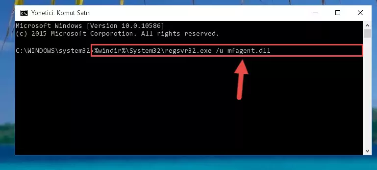 Mfagent.dll dosyası için Regedit (Windows Kayıt Defteri) üzerinde temiz kayıt oluşturma