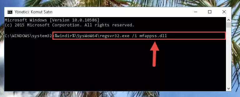 Mfappss.dll dosyasının bozuk kaydını Windows Kayıt Defterinden kaldırma (64 Bit için)