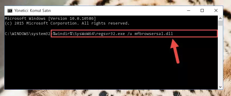 Mfbrowsersal.dll kütüphanesi için Windows Kayıt Defterinde yeni kayıt oluşturma