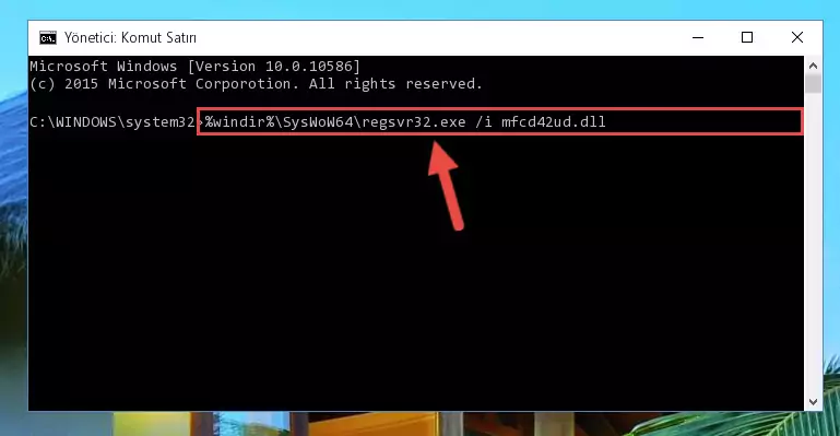 Mfcd42ud.dll dosyasının Windows Kayıt Defteri üzerindeki sorunlu kaydını temizleme