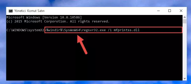 Mfprintss.dll dosyasının sorunlu kaydını Regedit'den kaldırma (64 Bit için)