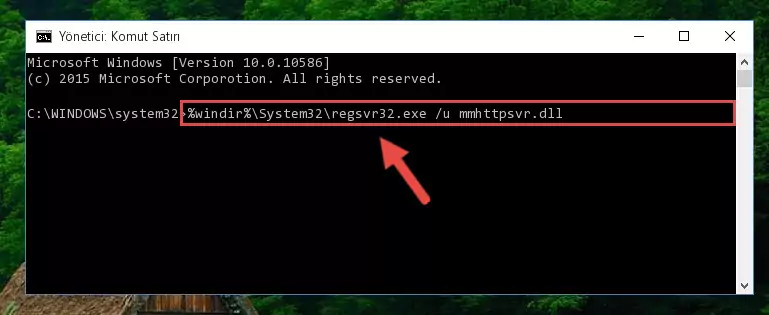 Mmhttpsvr.dll dosyası için Windows Kayıt Defterinde yeni kayıt oluşturma