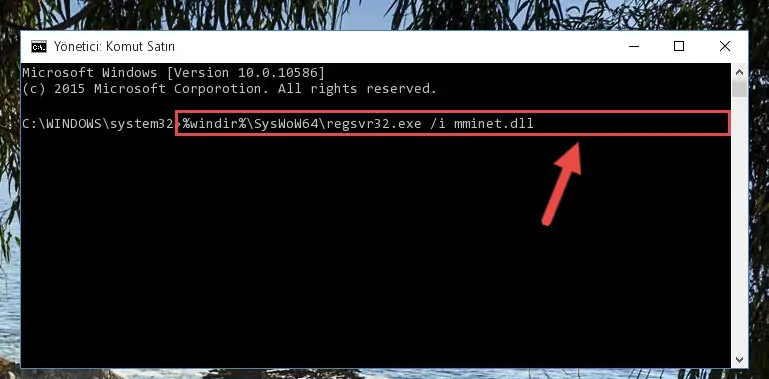 Mminet.dll dosyasının sorunlu kaydını Regedit'den kaldırma (64 Bit için)