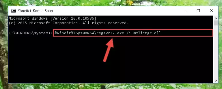 Mmlicmgr.dll dosyasının Windows Kayıt Defterindeki sorunlu kaydını silme