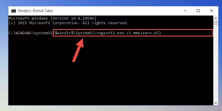 Mmuiserv.dll dosyasının Windows Kayıt Defteri üzerindeki sorunlu kaydını temizleme