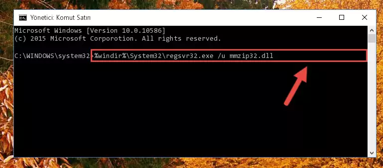 Mmzip32.dll dosyası için Regedit (Windows Kayıt Defteri) üzerinde temiz kayıt oluşturma