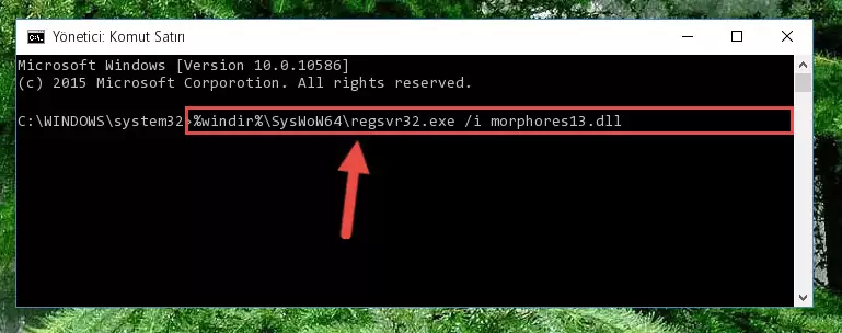 Morphores13.dll kütüphanesinin sorunlu kaydını Regedit'den kaldırma (64 Bit için)