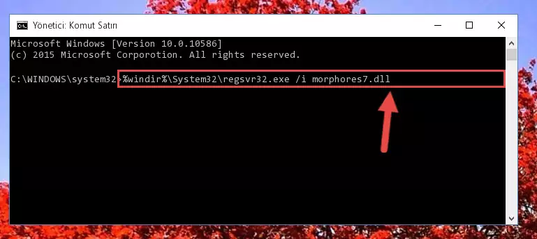 Morphores7.dll dosyasının Windows Kayıt Defteri üzerindeki sorunlu kaydını temizleme