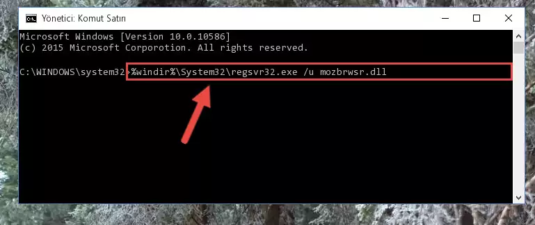 Mozbrwsr.dll dosyası için Windows Kayıt Defterinde yeni kayıt oluşturma