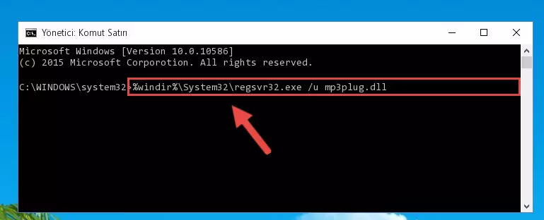 Mp3plug.dll dosyasını sisteme tekrar kaydetme