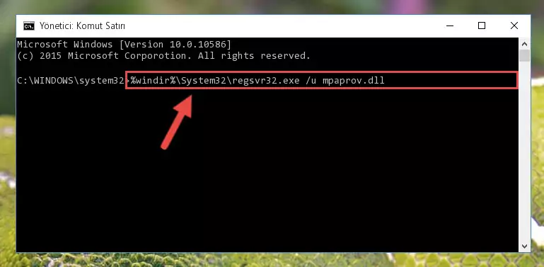 Mpaprov.dll dosyası için Regedit (Windows Kayıt Defteri) üzerinde temiz kayıt oluşturma