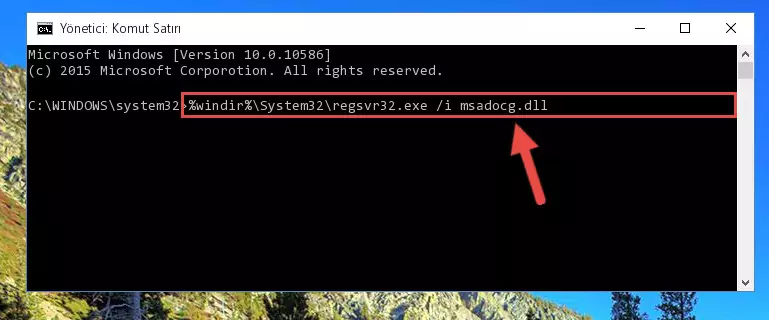 Msadocg.dll dosyası için temiz kayıt oluşturma (64 Bit için)